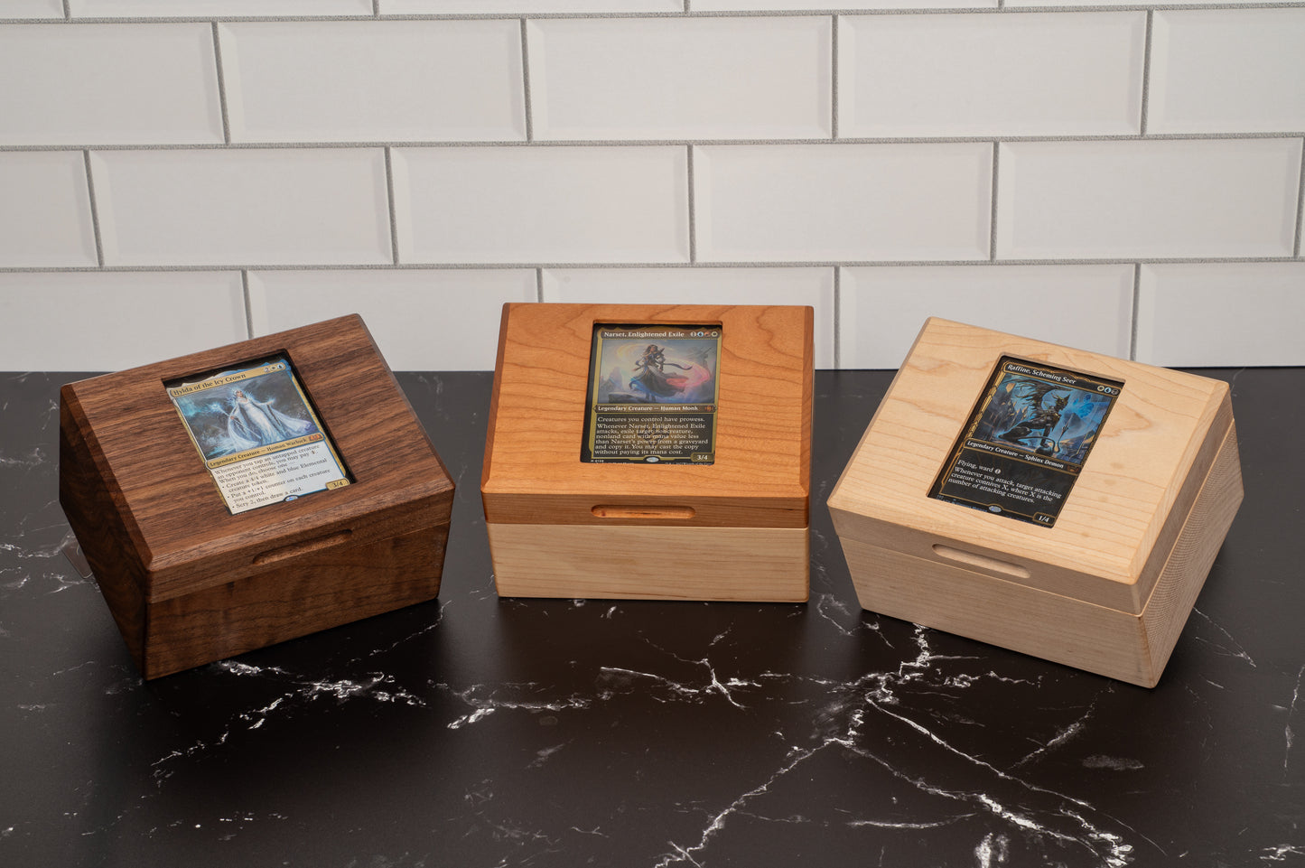Hardwood Commander Deck Box