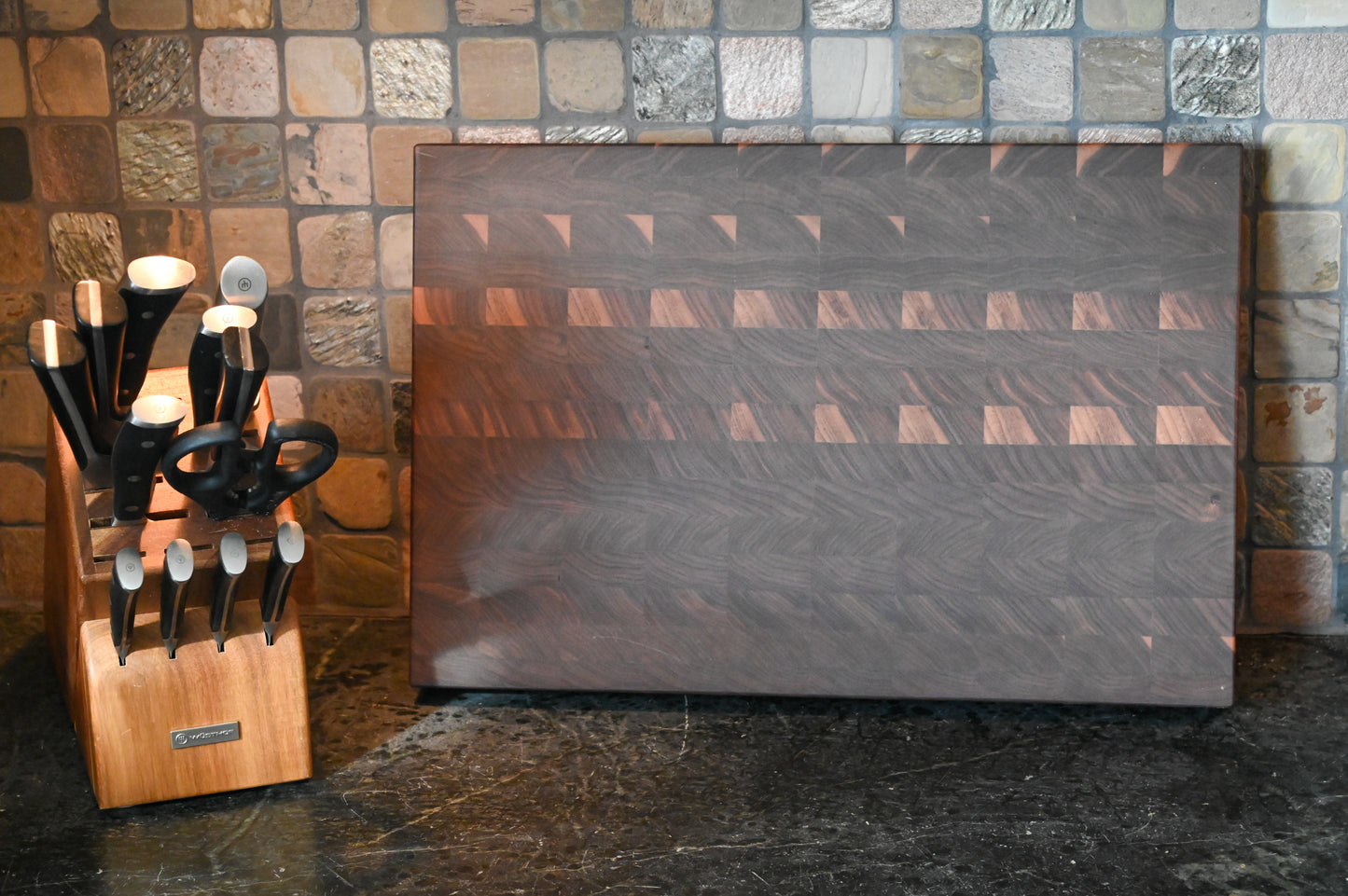 Walnut End Grain Cutting Board