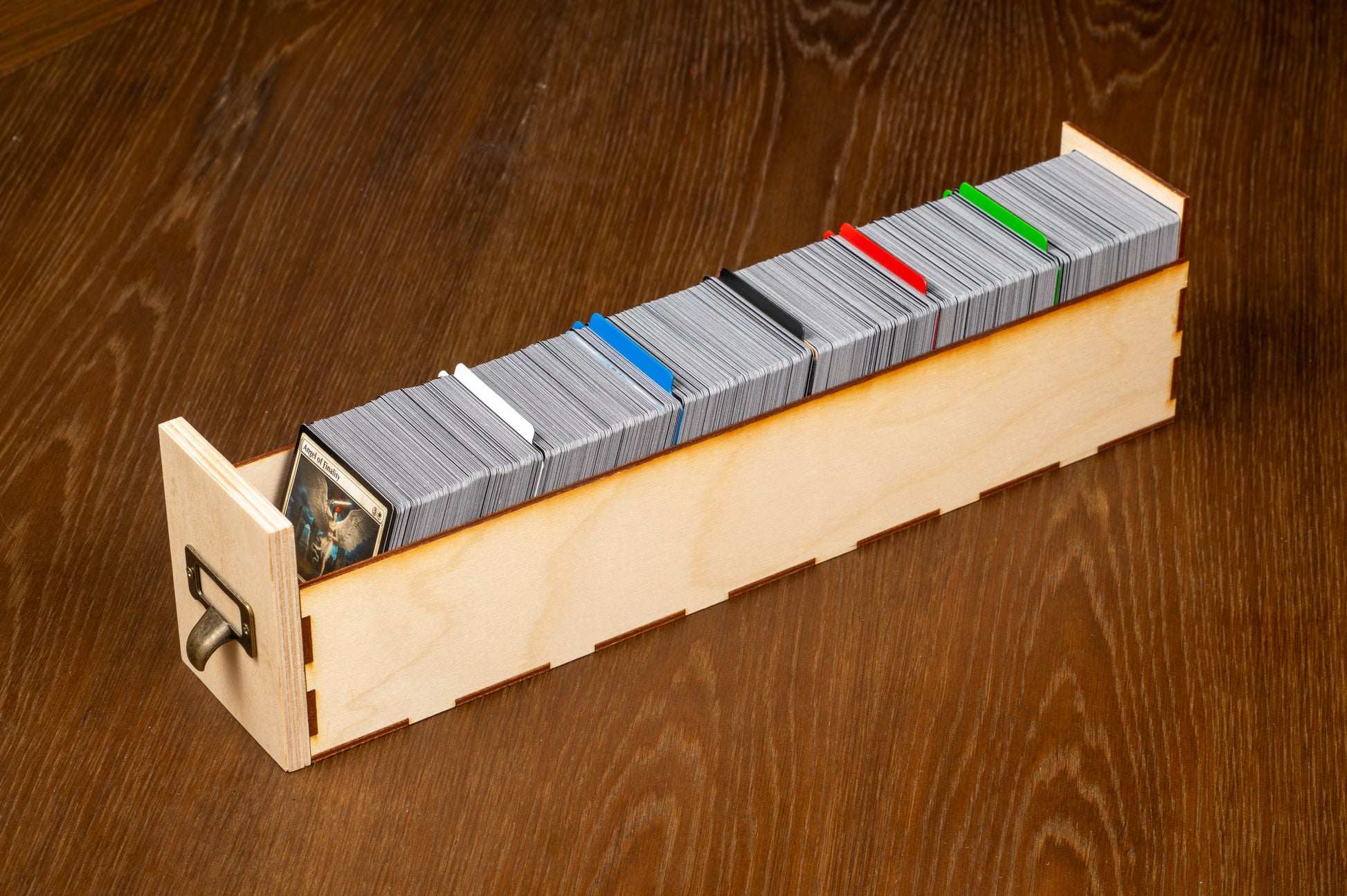 single full card storage drawer 