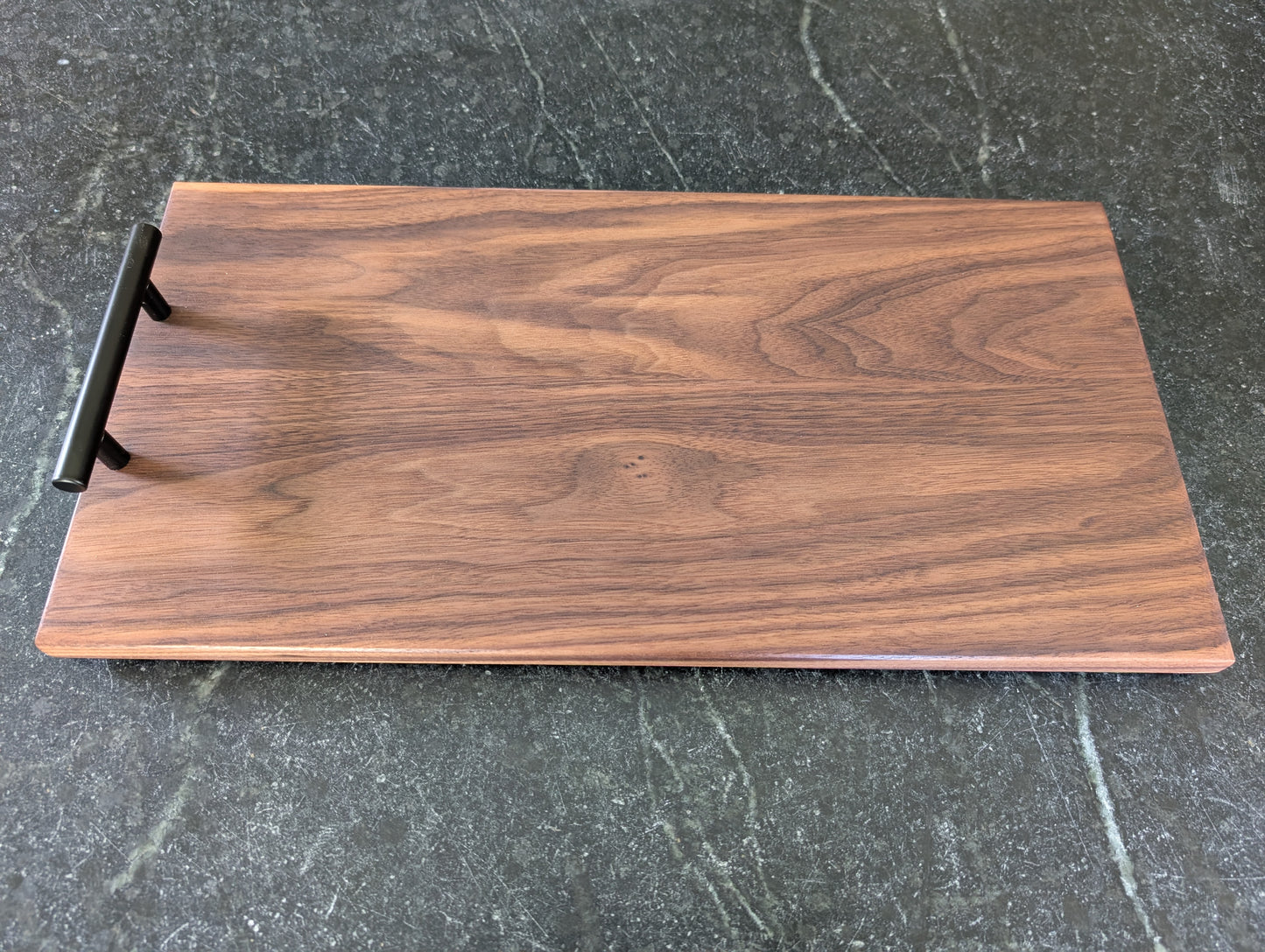 Walnut Custom Sized Wooden appliance slider tray