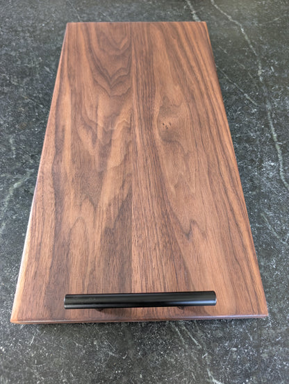Walnut Custom Sized Wooden appliance slider tray