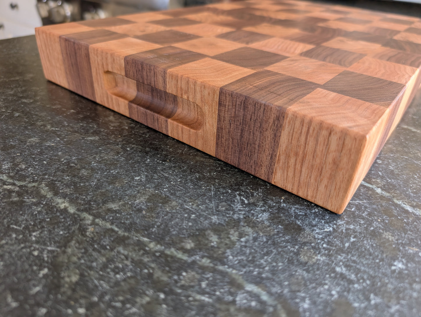 Walnut Checkerboard End Grain Cutting Board