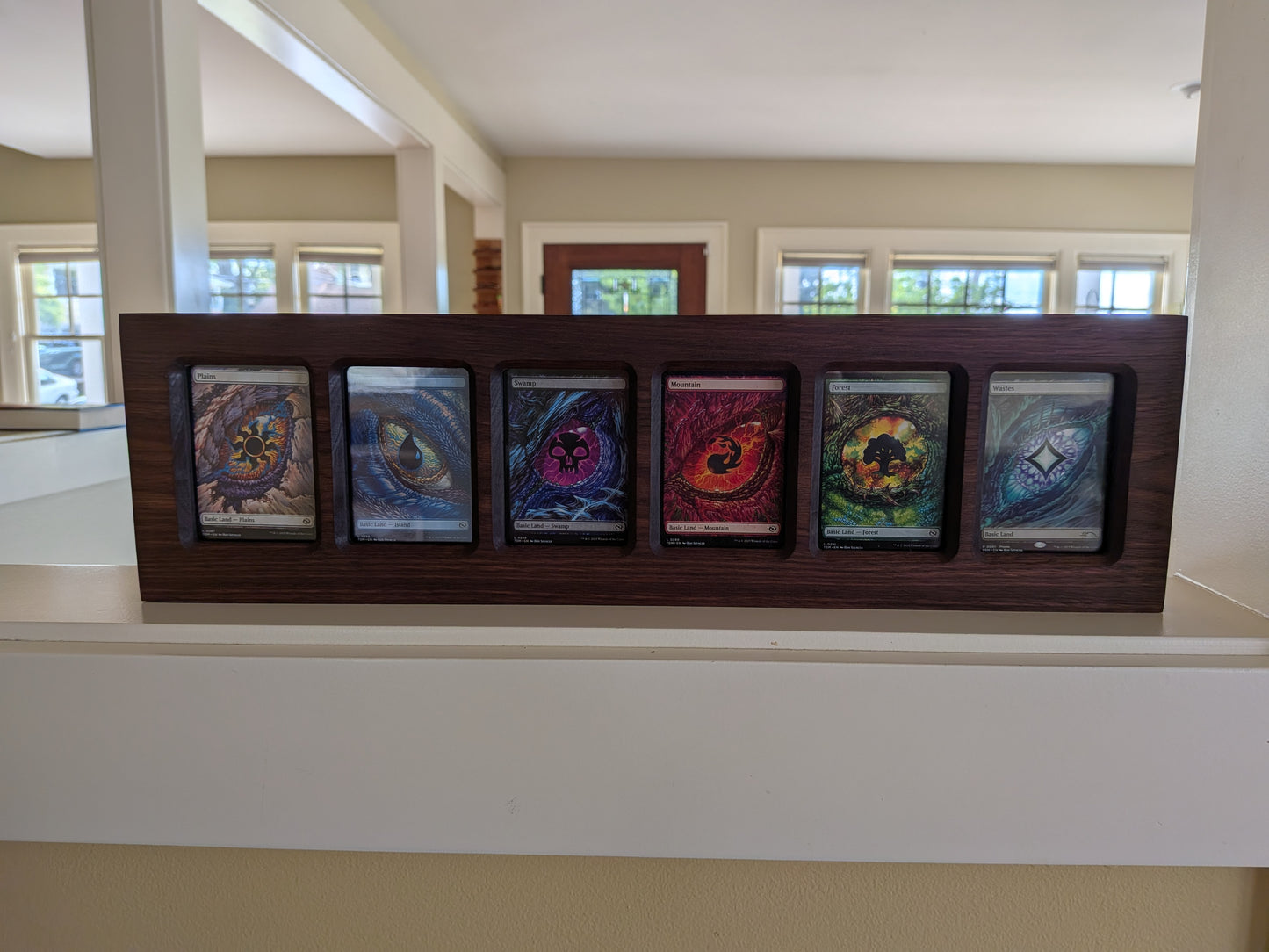 Hardwood Trading Card Display Frame