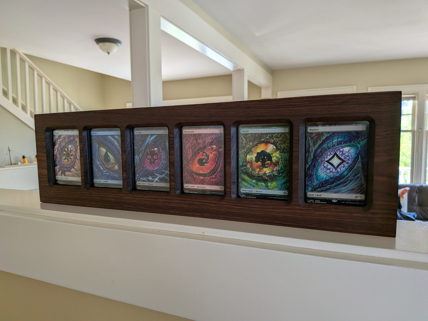 Hardwood Trading Card Display Frame