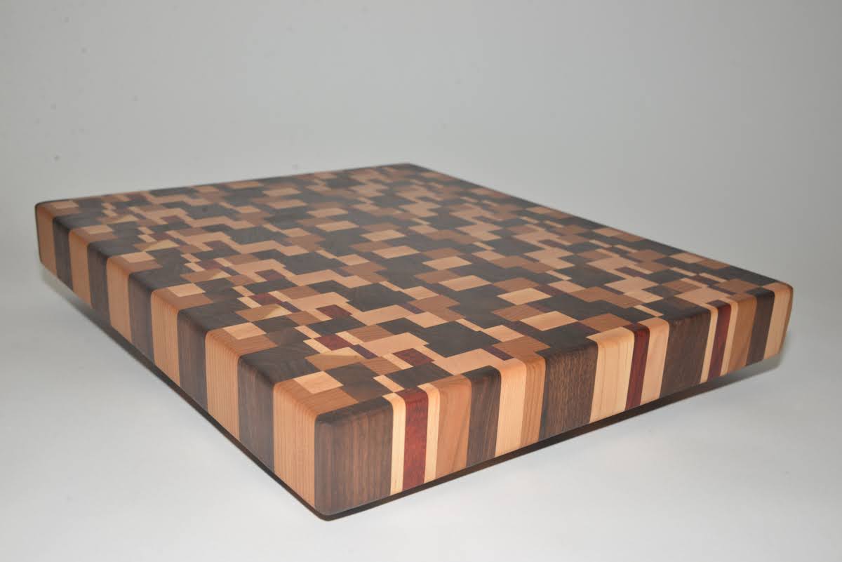 Chaos End Grain Cutting Board