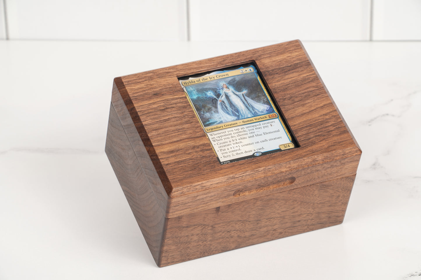 Hardwood Commander Deck Box