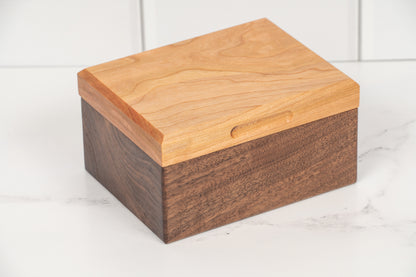 Hardwood deck box