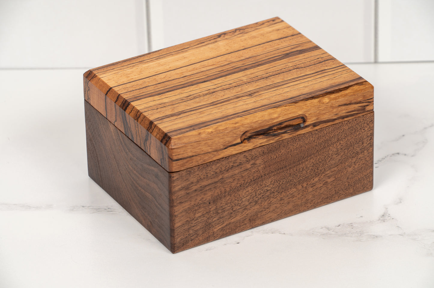 Hardwood deck box