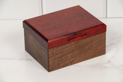 Hardwood deck box