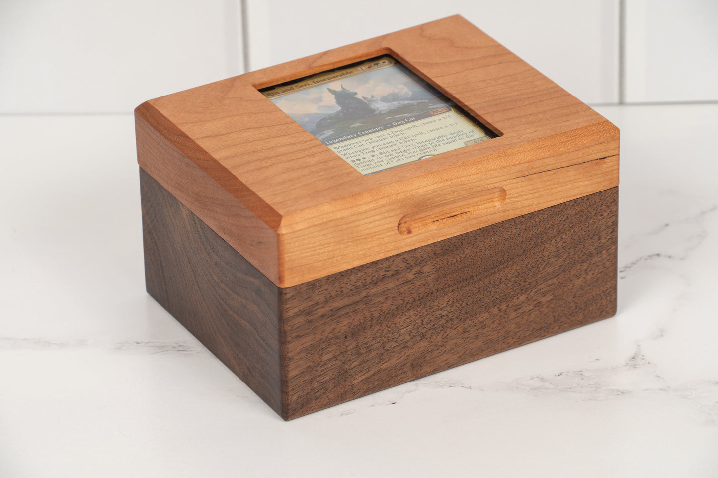 Hardwood Commander Deck Box