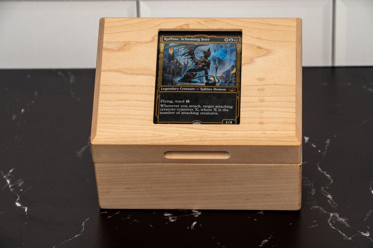 Hardwood Commander Deck Box