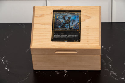 Hardwood Commander Deck Box
