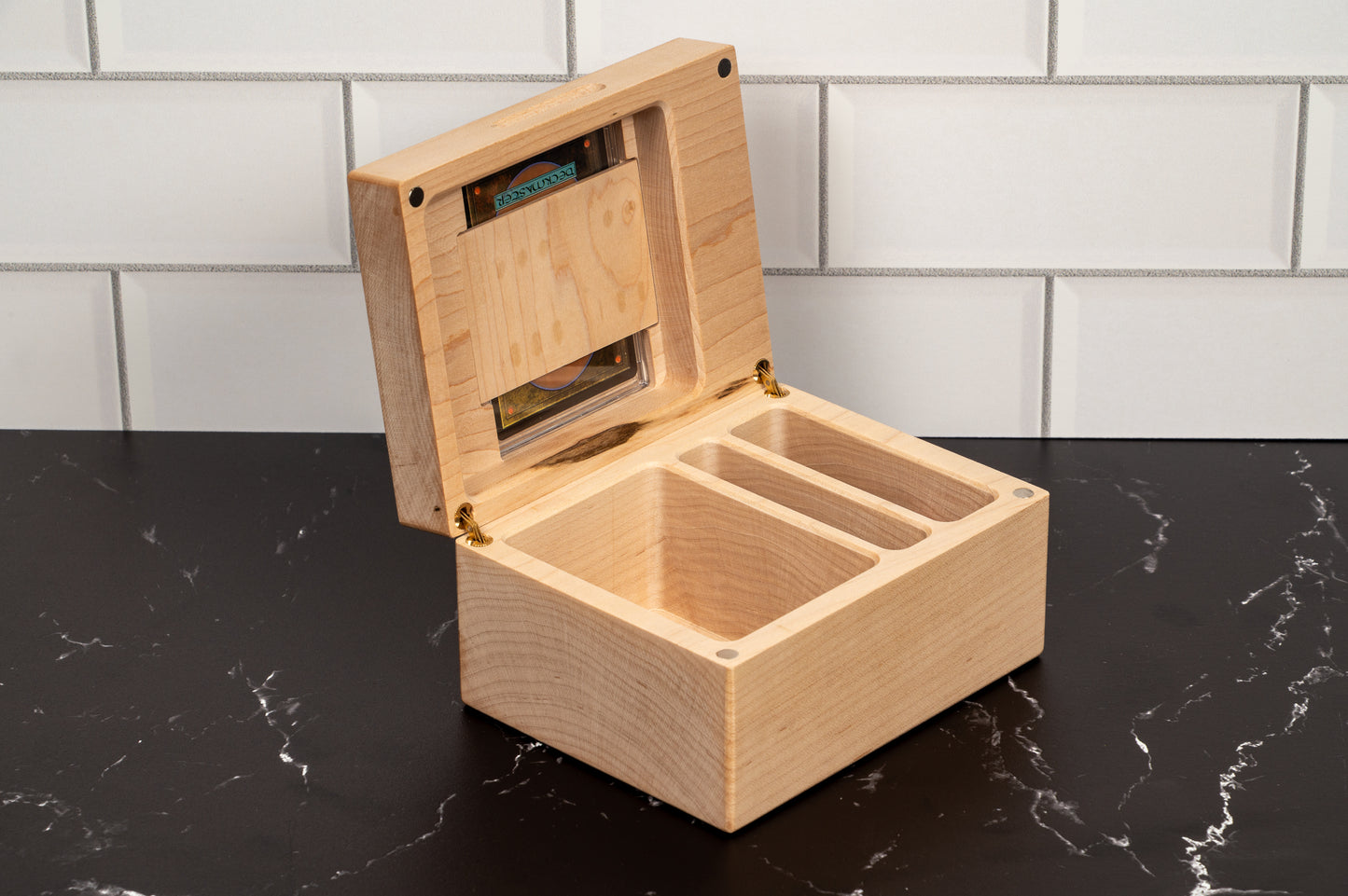 Hardwood Commander Deck Box