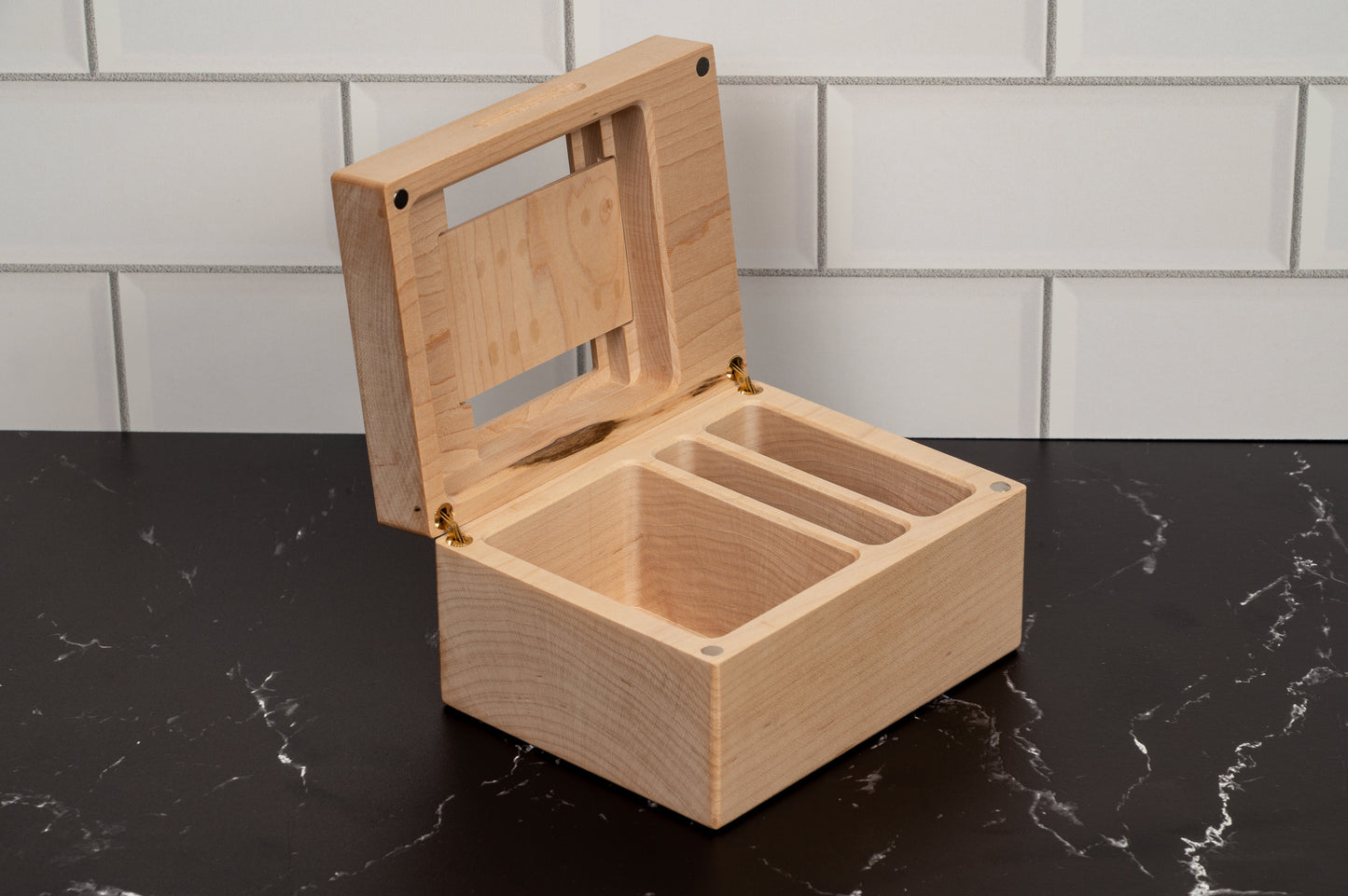 Hardwood Commander Deck Box