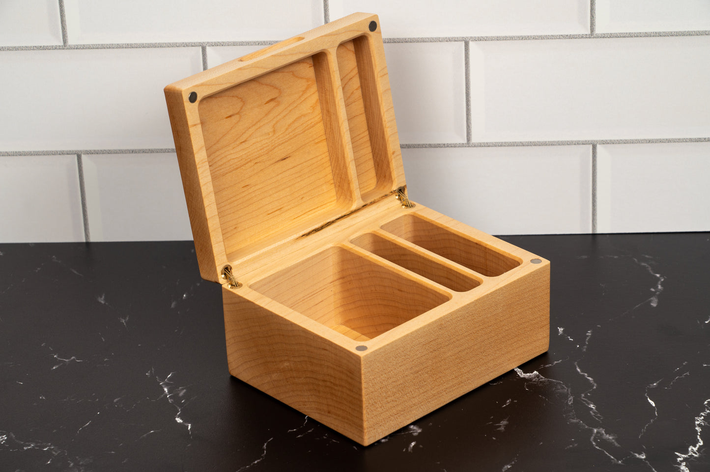Hardwood deck box