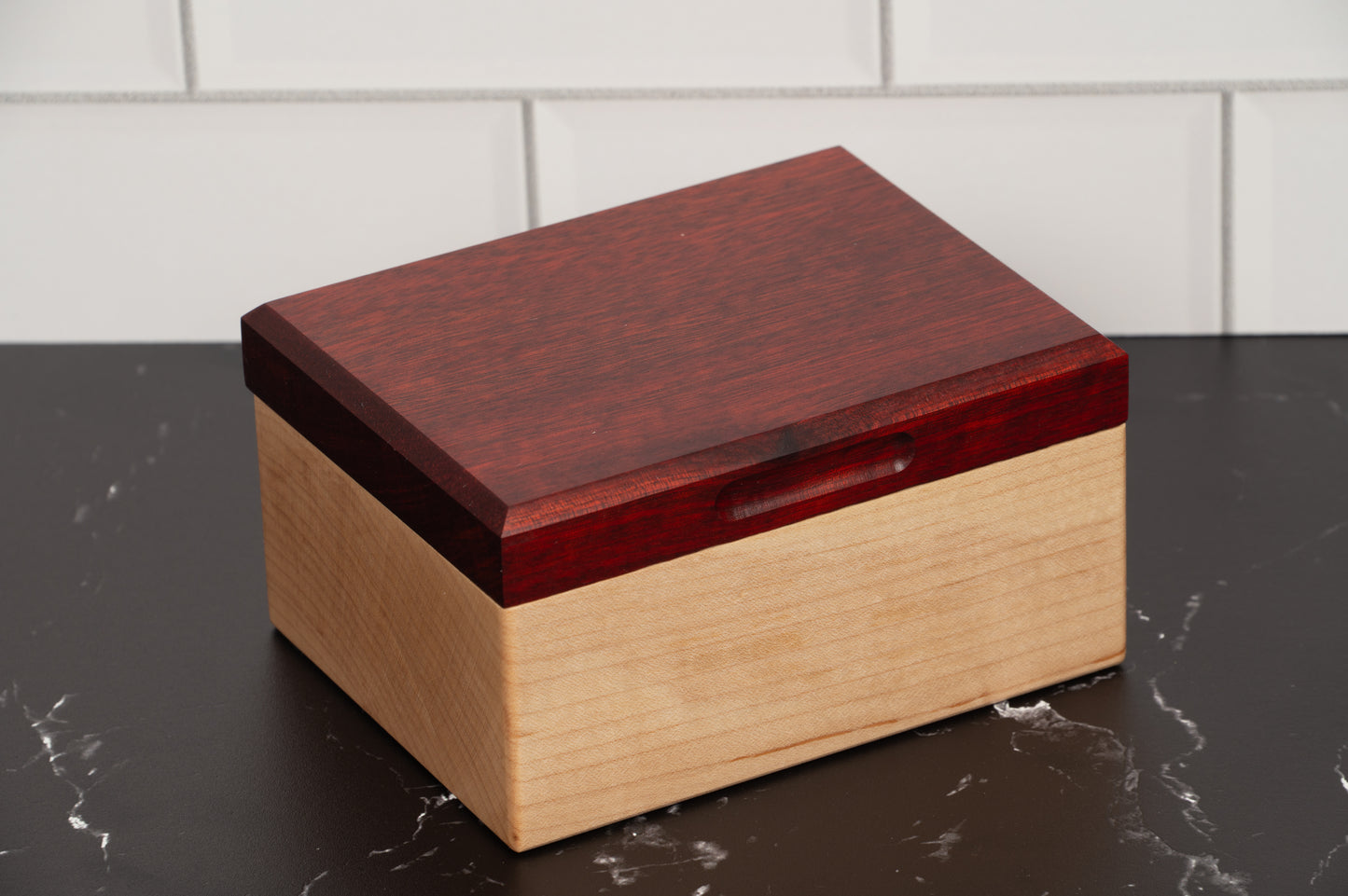 Hardwood deck box