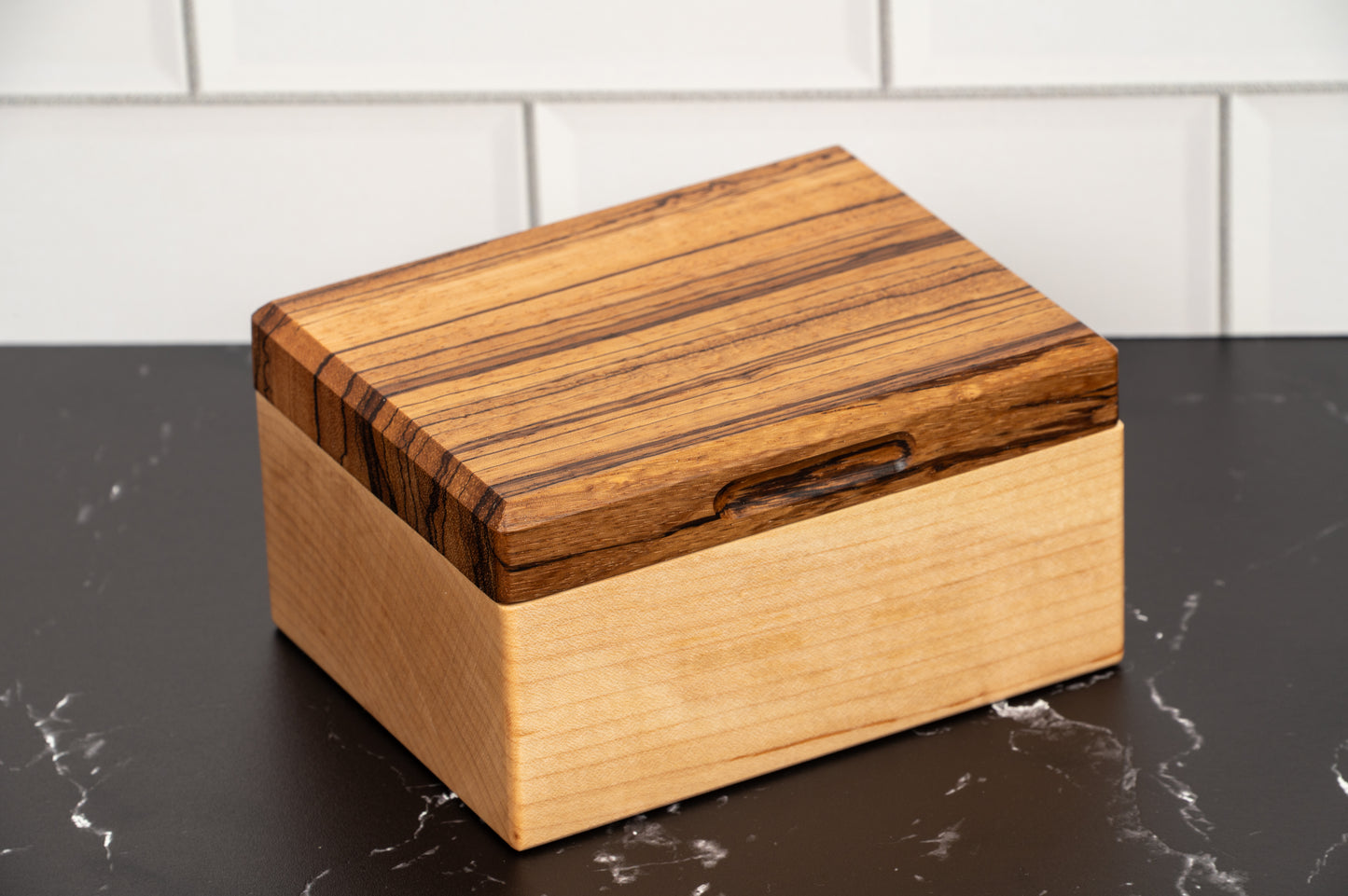 Hardwood deck box