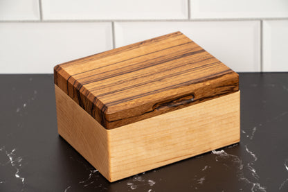 Hardwood deck box