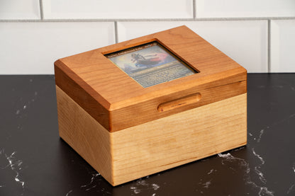 Hardwood Commander Deck Box