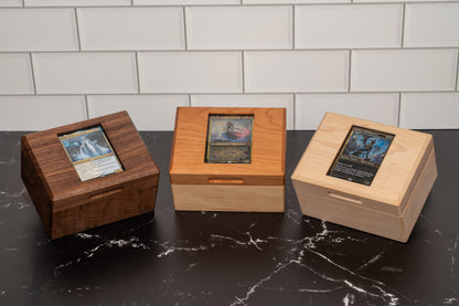 Hardwood Commander Deck Box