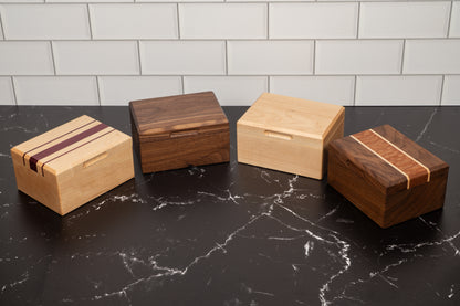 Hardwood deck box