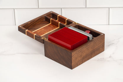 Hardwood deck box
