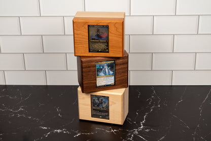 Hardwood Commander Deck Box