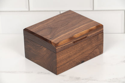 Hardwood deck box