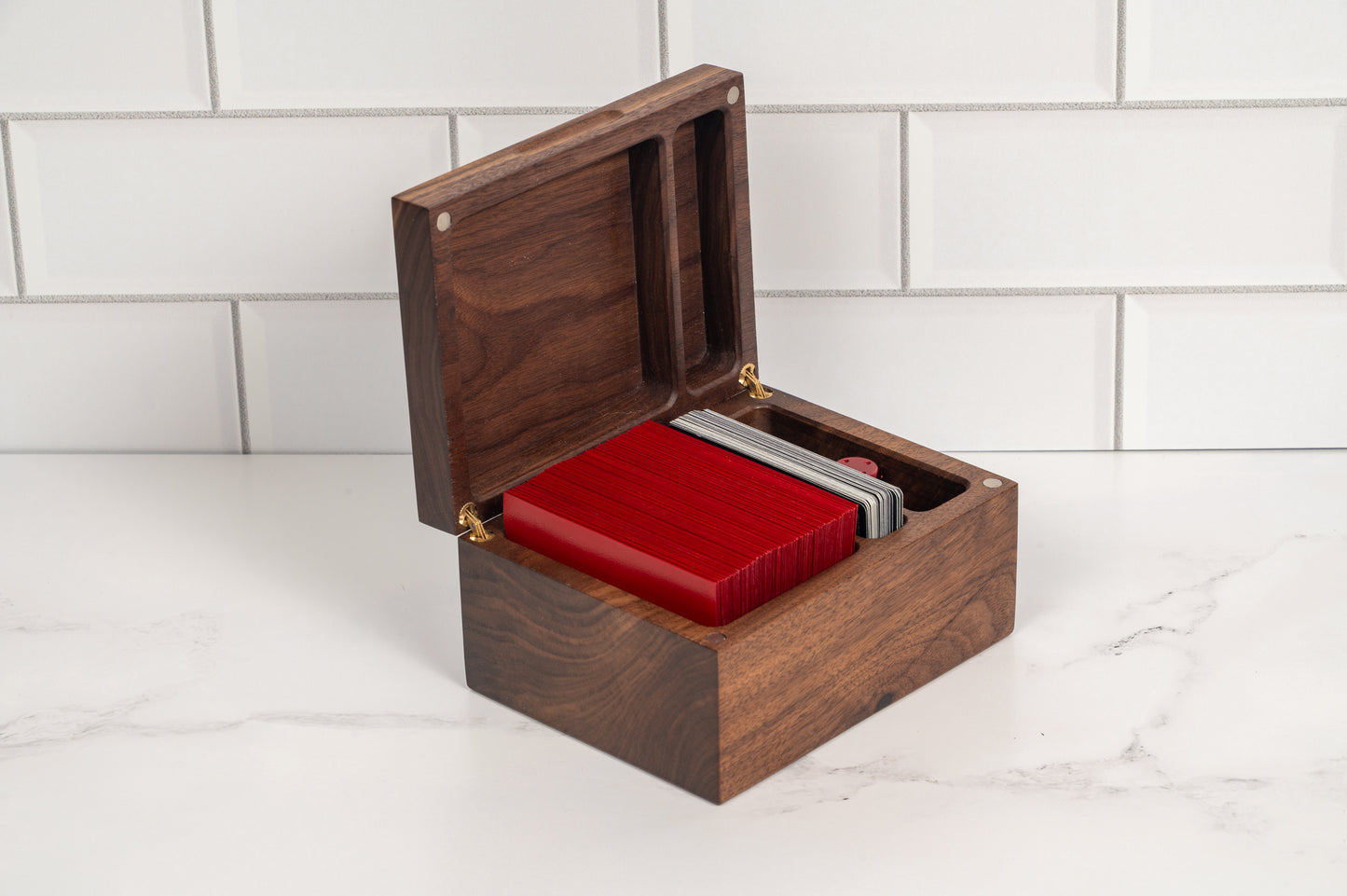 Hardwood deck box