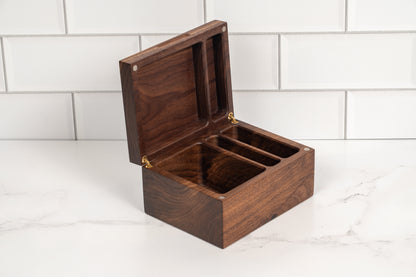 Hardwood deck box