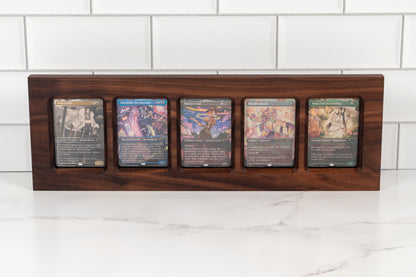 Hardwood Trading Card Display Frame