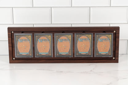 Hardwood Trading Card Display Frame