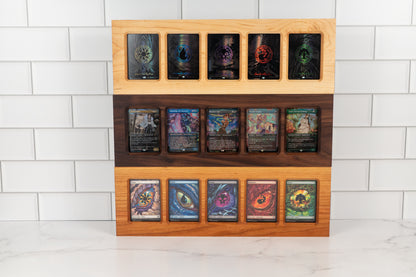 Hardwood Trading Card Display Frame