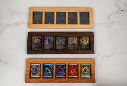 Hardwood Trading Card Display Frame