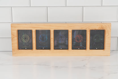 Hardwood Trading Card Display Frame