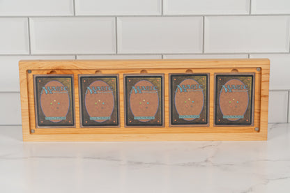 Hardwood Trading Card Display Frame