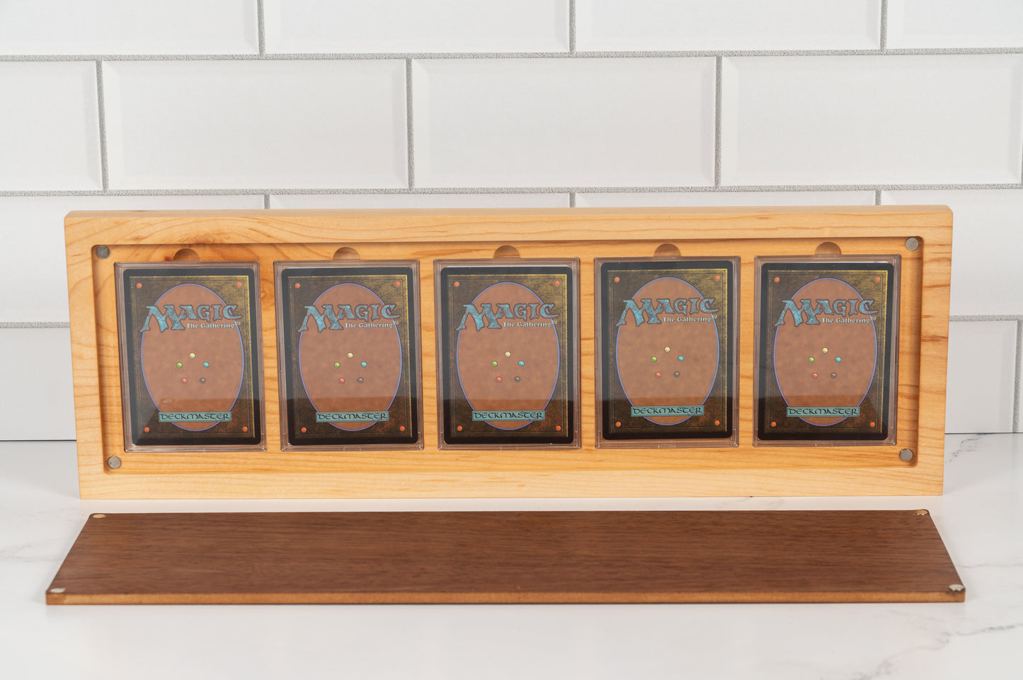 Hardwood Trading Card Display Frame