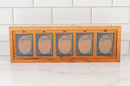 Hardwood Trading Card Display Frame