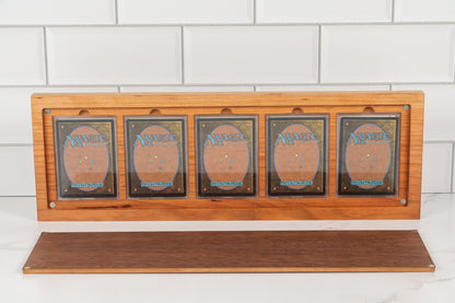 Hardwood Trading Card Display Frame