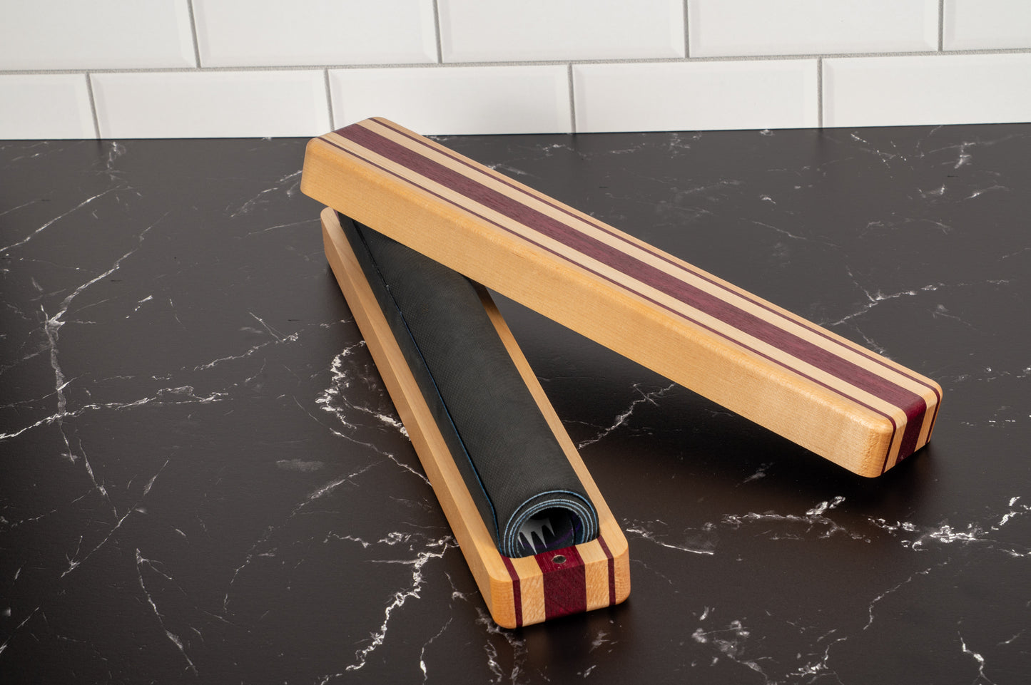 Hardwood Playmat Storage Box – Handmade TCG Accessories Case