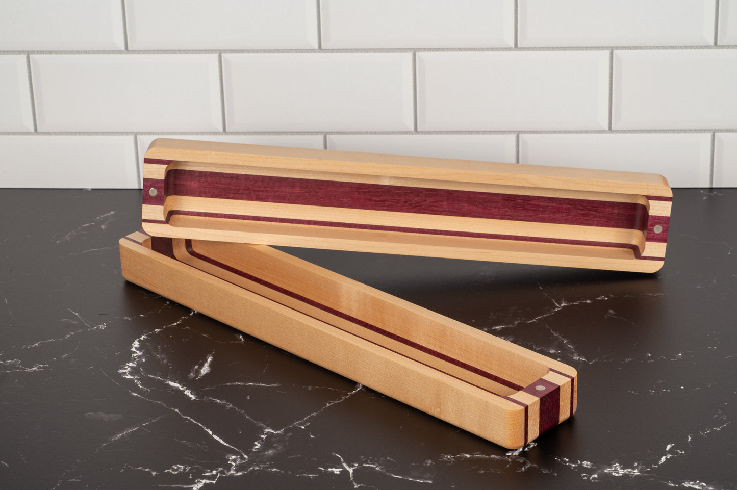 Hardwood Playmat Storage Box – Handmade TCG Accessories Case