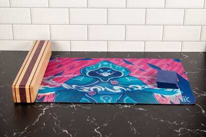 Hardwood Playmat Storage Box – Handmade TCG Accessories Case