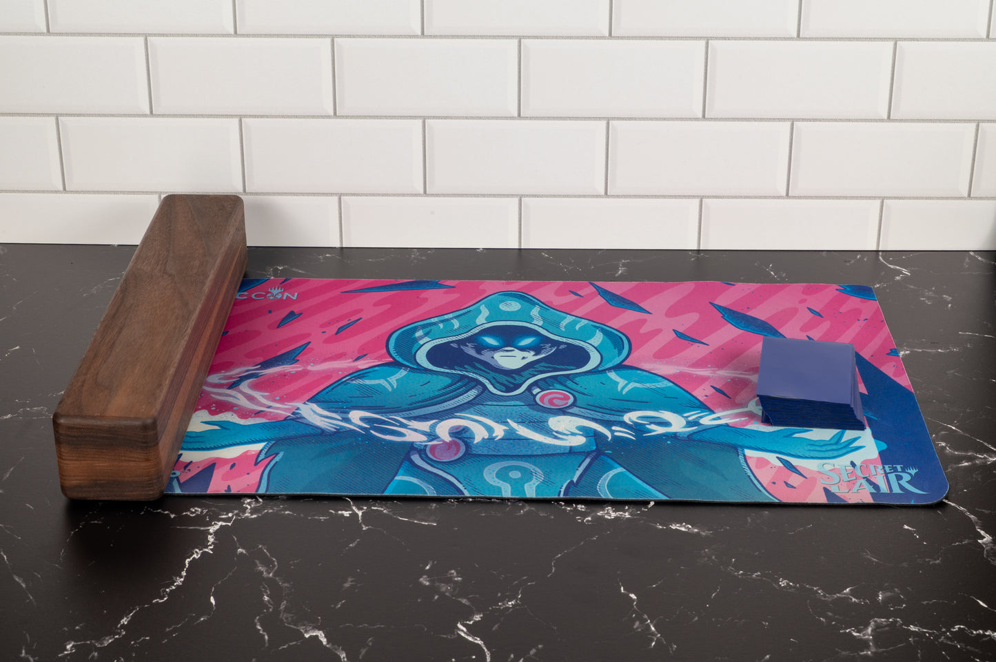 Hardwood Playmat Storage Box – Handmade TCG Accessories Case