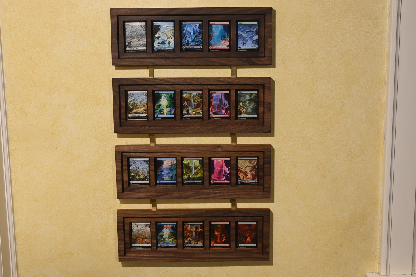 Walnut Hardwood Card Display Frame – TCG Card Art