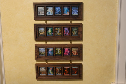 Walnut Hardwood Card Display Frame – TCG Card Art
