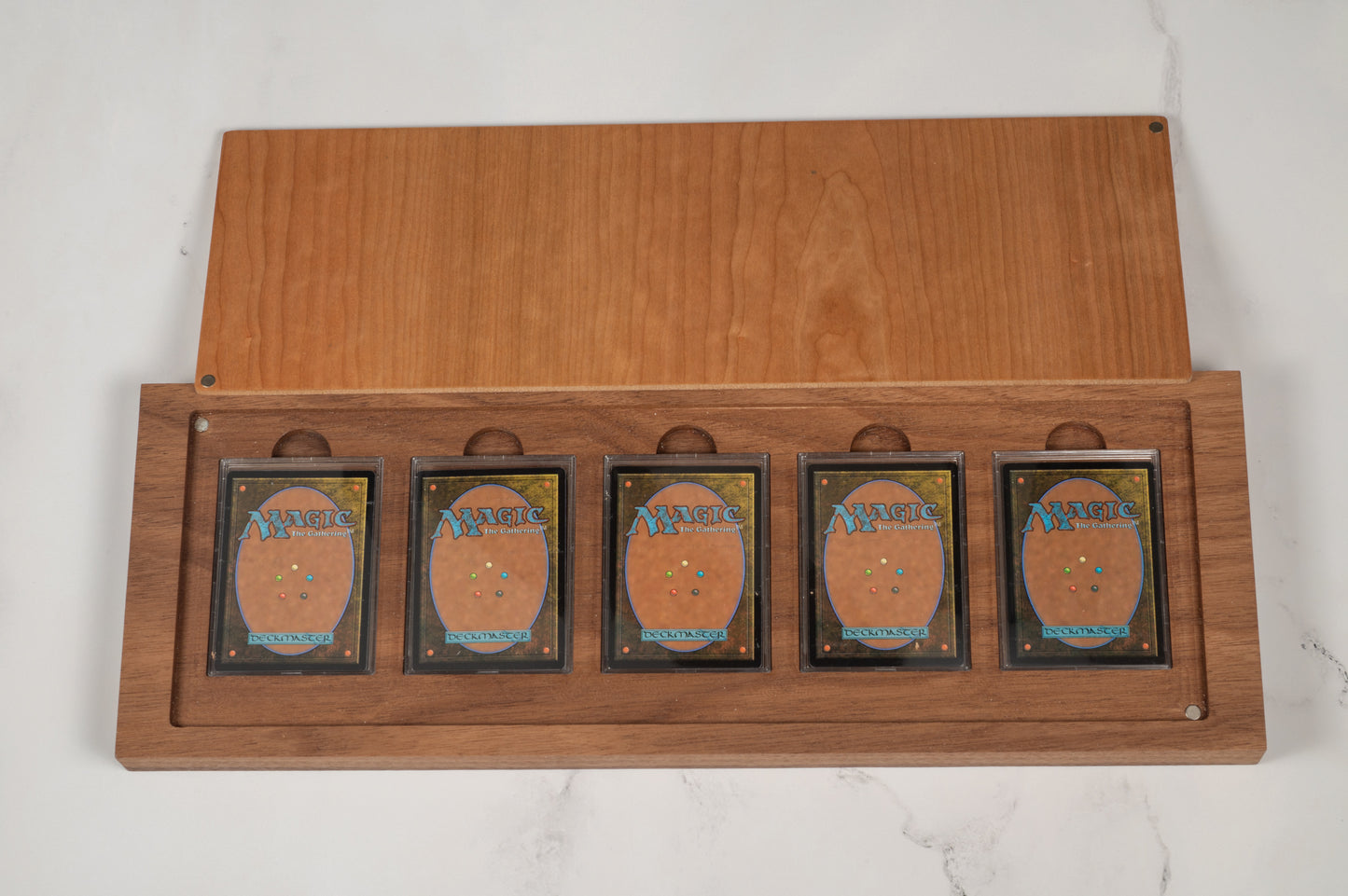 Walnut Hardwood Card Display Frame – TCG Card Art