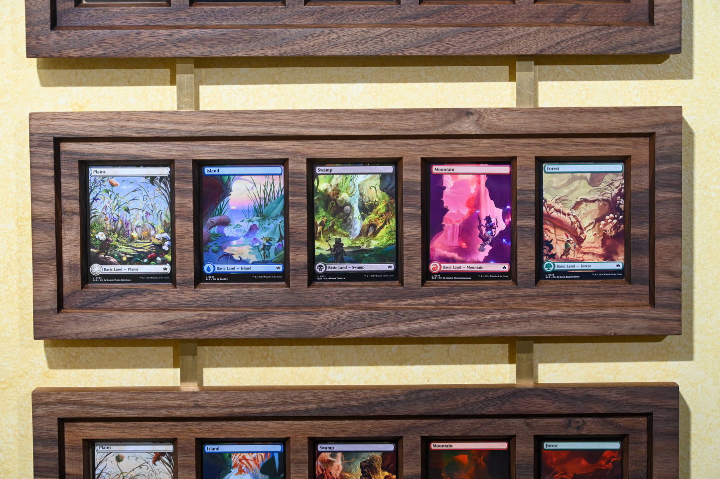 Walnut Hardwood Card Display Frame – TCG Card Art