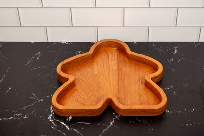 Large Wooden Meeple Tray - Dice Tray or Snack Dish