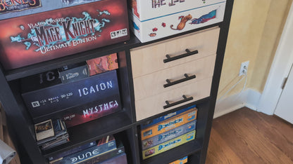 3 Drawer Card Collection Storage: Kallax insert
