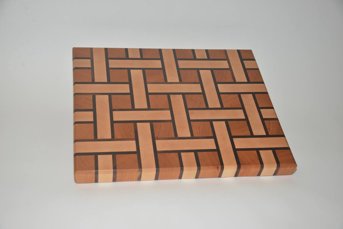 Basket Weave End Grain Cutting Board